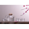 Haonai hot sale bulk antique glass teapots